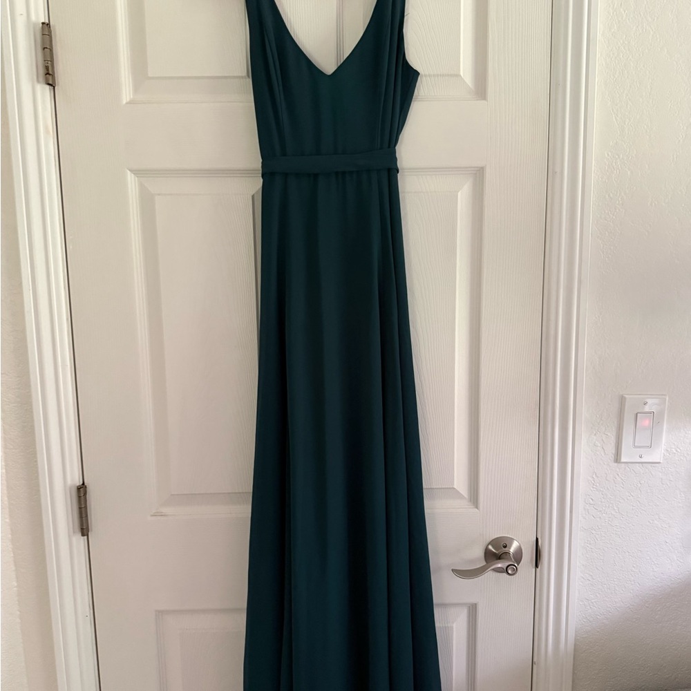 Show Me Your MuMu Deep Teal Maxi Dress